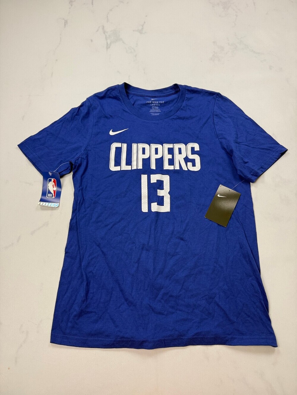 Nike Clippers T Shirt Blue Modern Collegiate - Boys L-G-G 14/16
